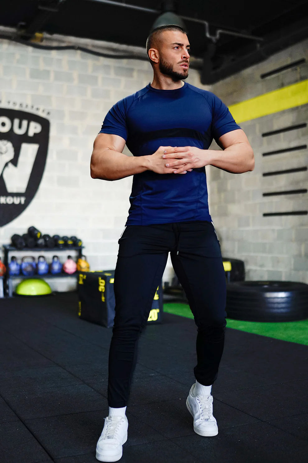 The Leadership Black Athletic Joggers