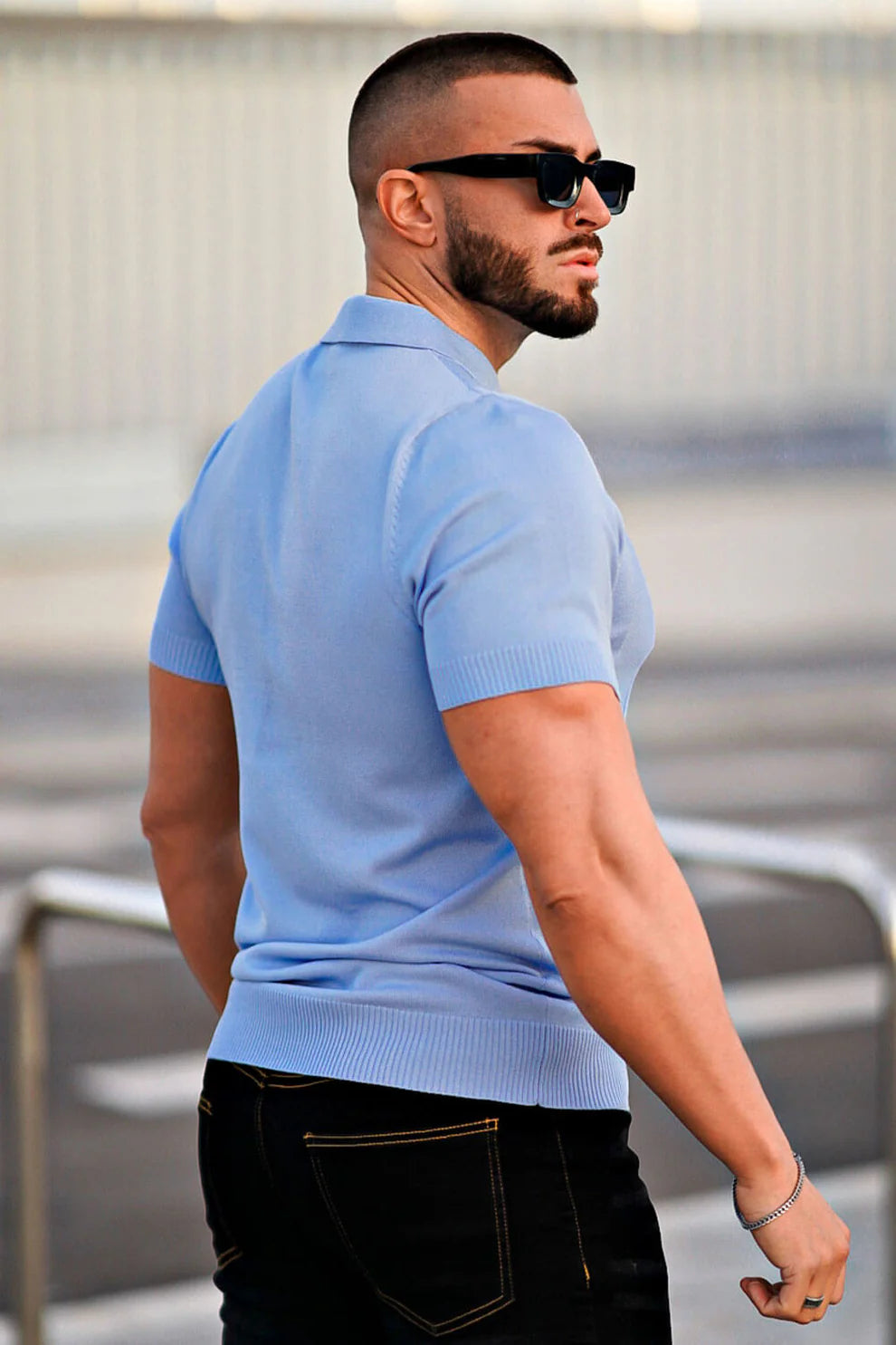 The Leadership Light Blue Polo T-Shirt