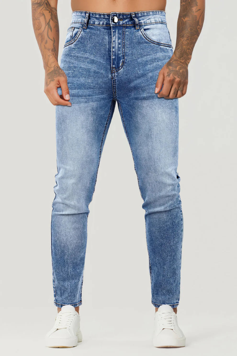 The Leadership Stretch Slim Fit Blue Jeans