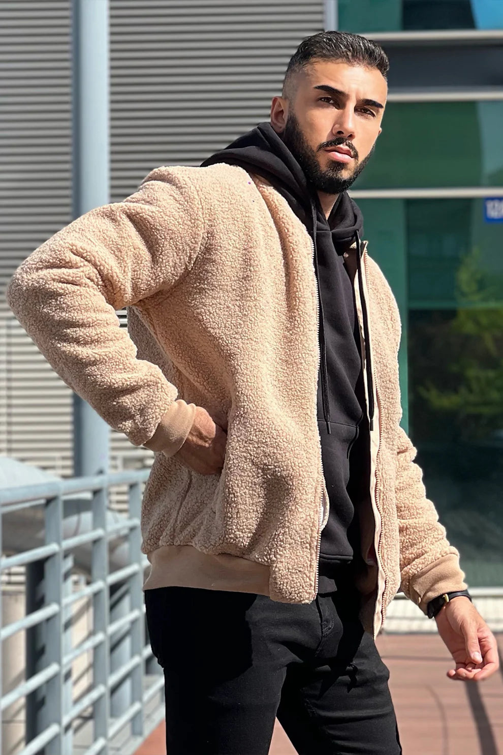 The Leadership Lightweight Beige Winter Coat