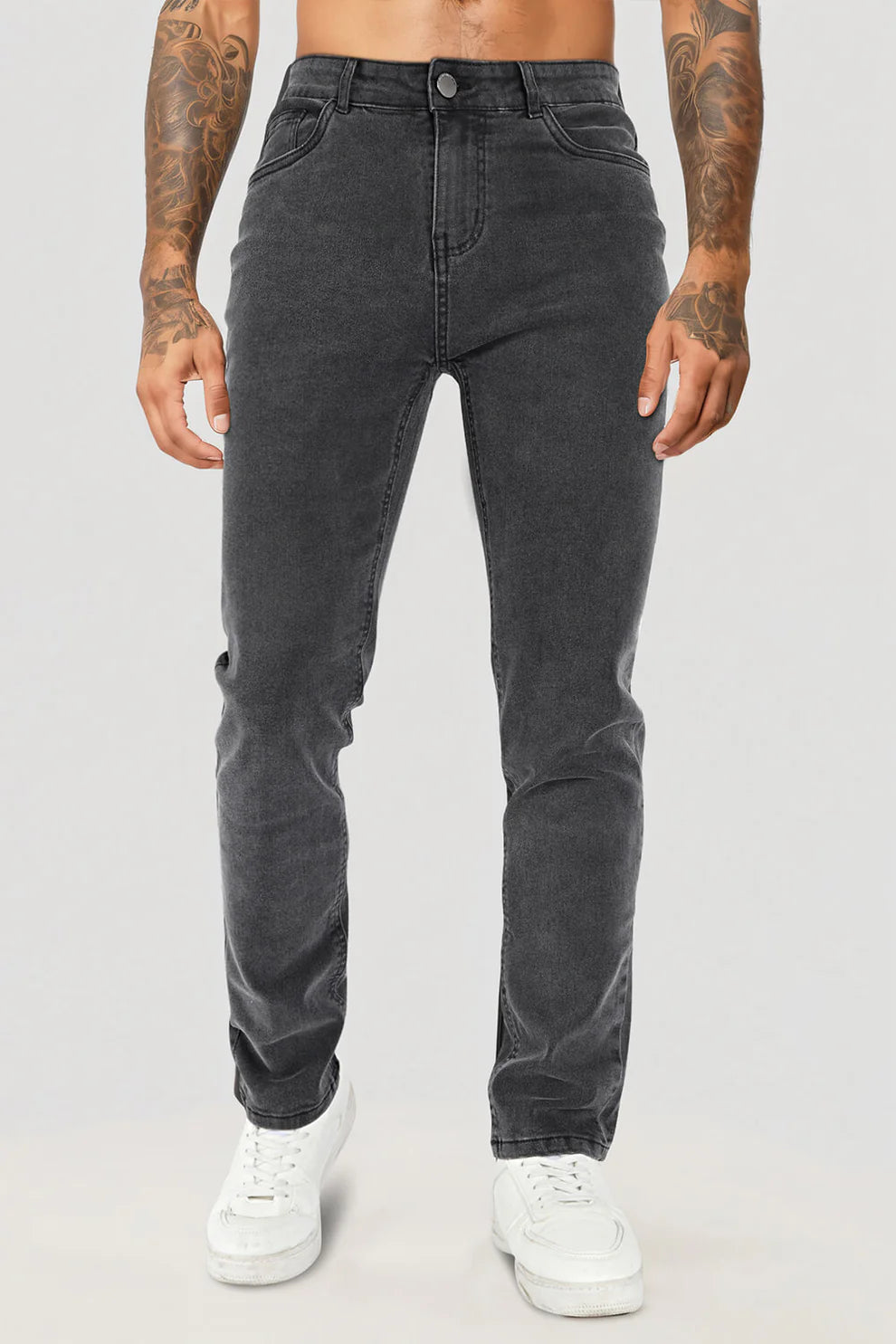 The Leadership Stretch Slim Fit Charcoal Jeans