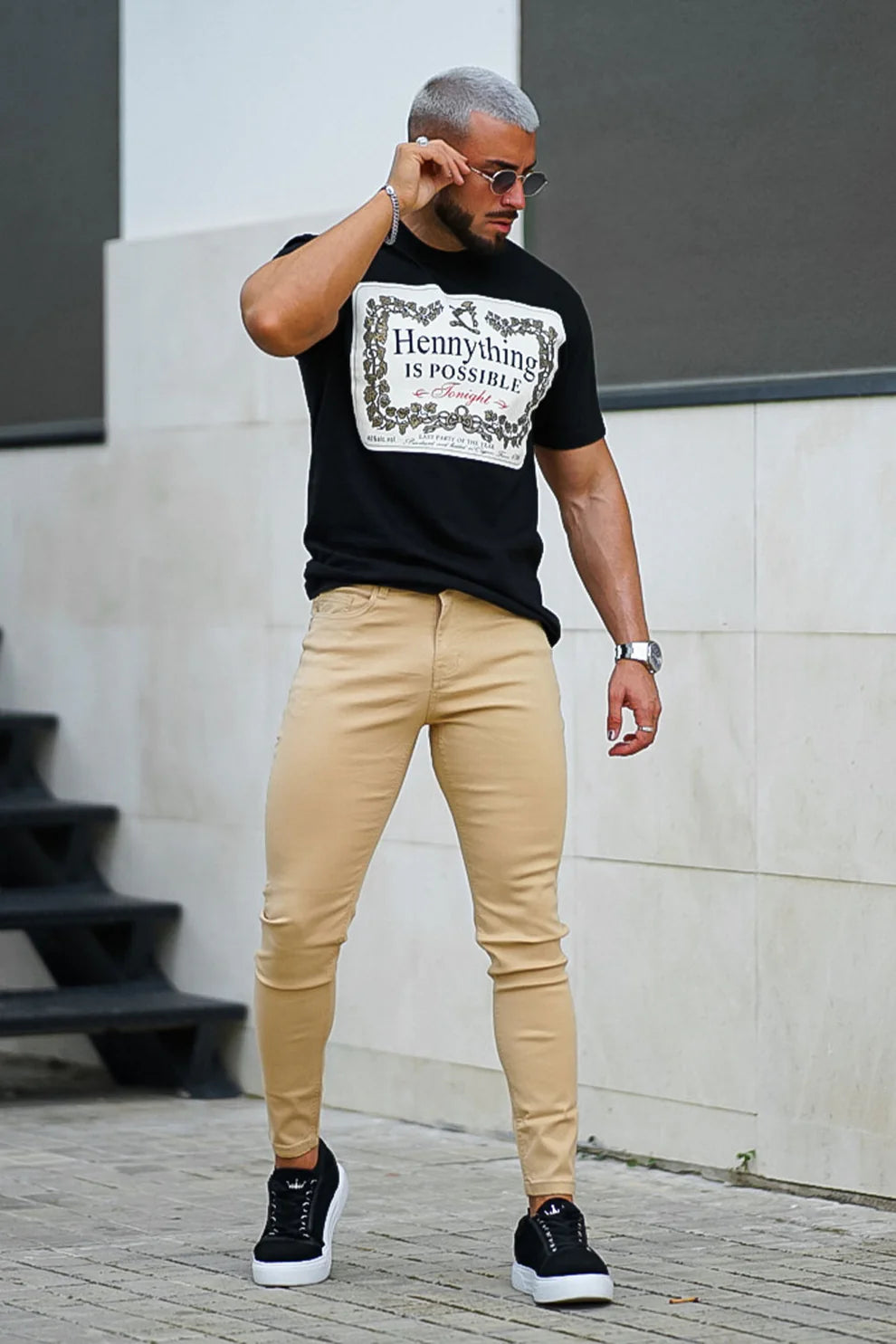 The Leadership Khaki Skinny Stretch Jeans