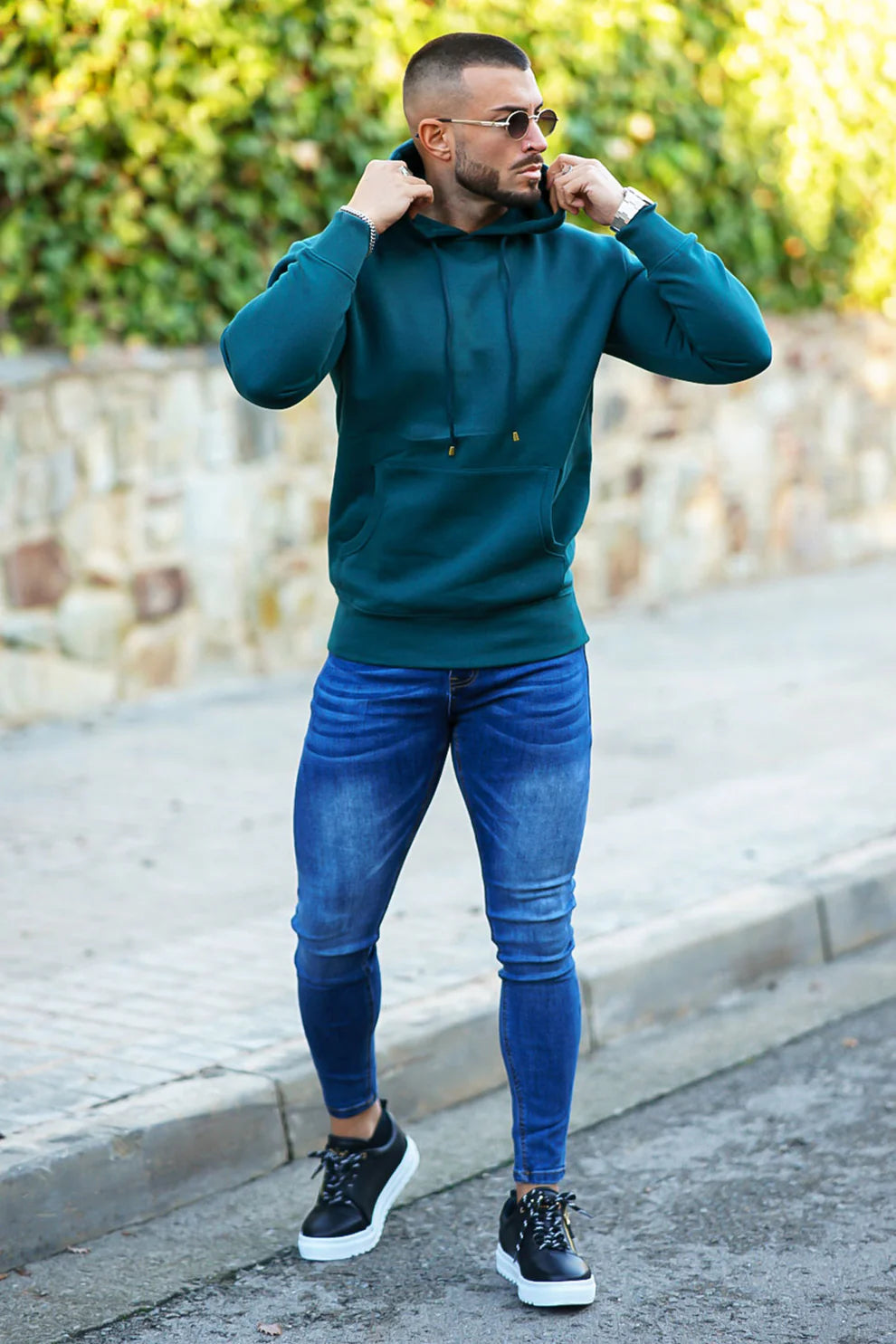 The Leadership Skinny Stretch Blue Jeans