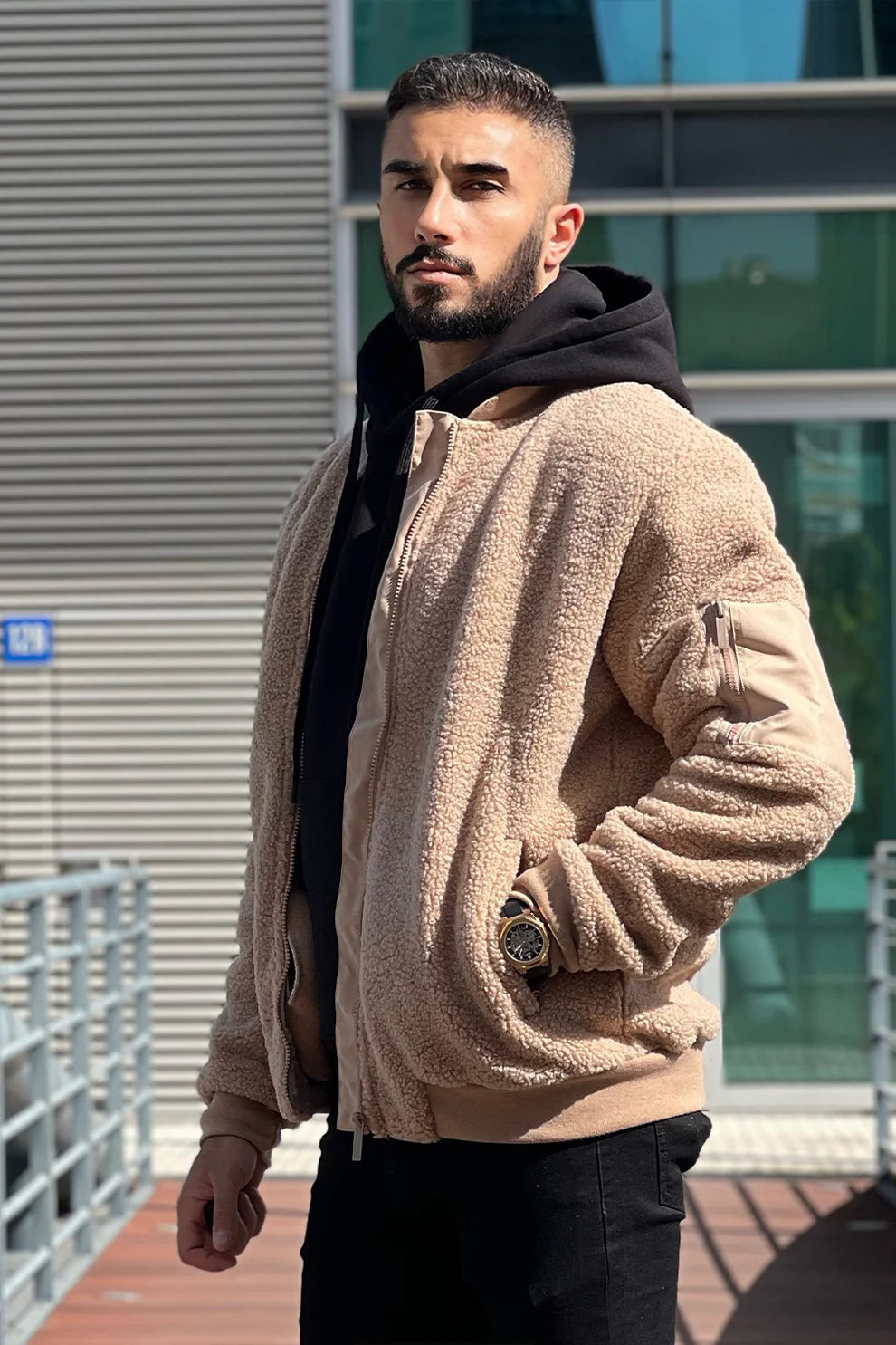 The Leadership Lightweight Beige Winter Coat