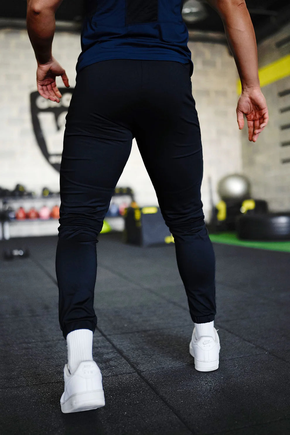 The Leadership Black Athletic Joggers