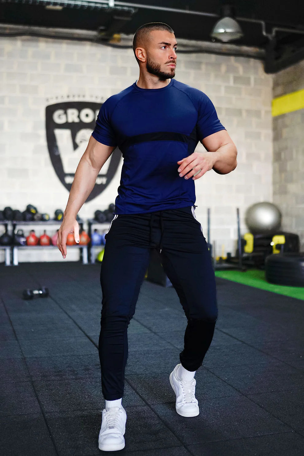 The Leadership Black Athletic Joggers