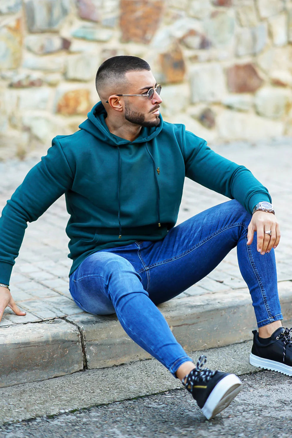 The Leadership Skinny Stretch Blue Jeans
