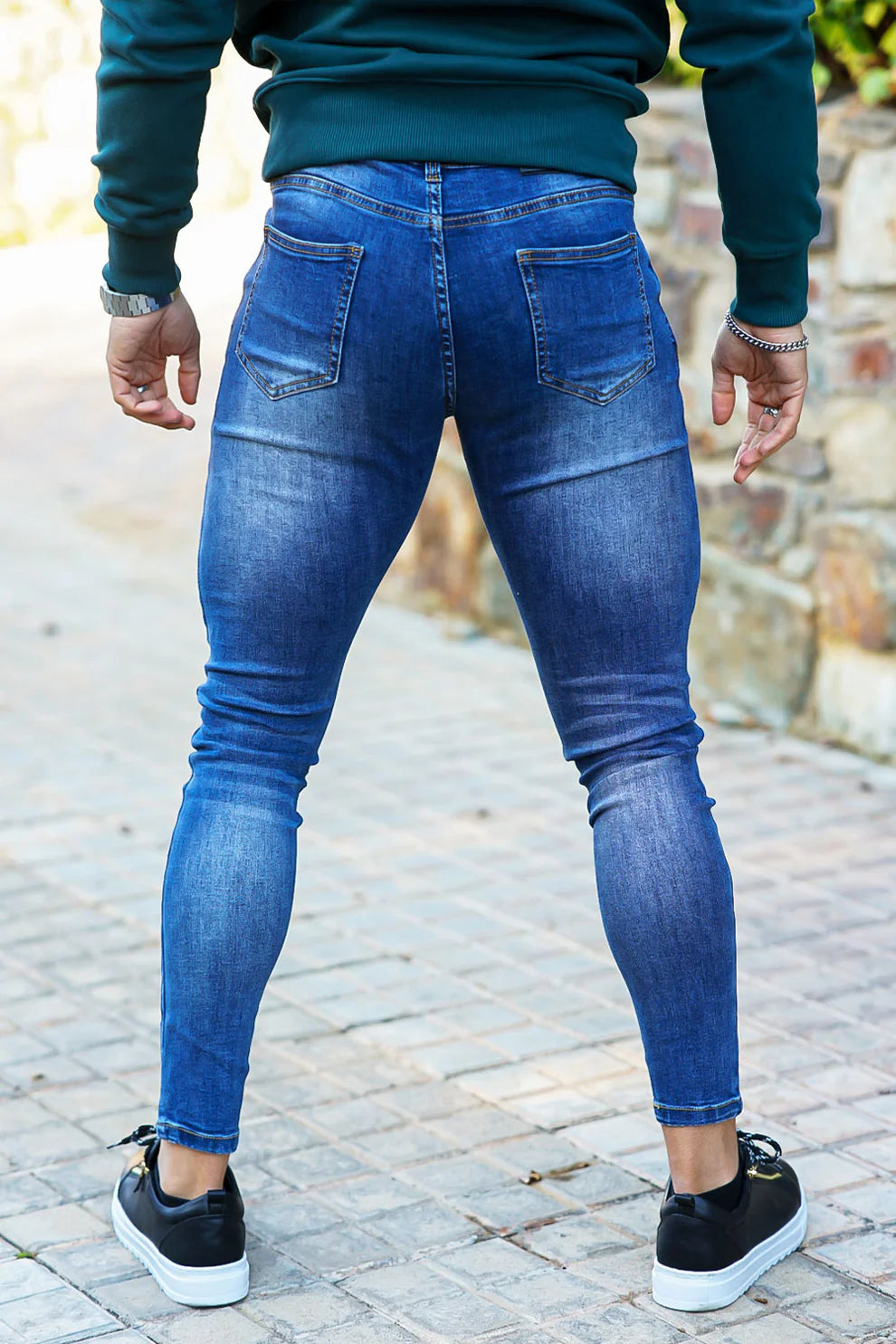 The Leadership Skinny Stretch Blue Jeans