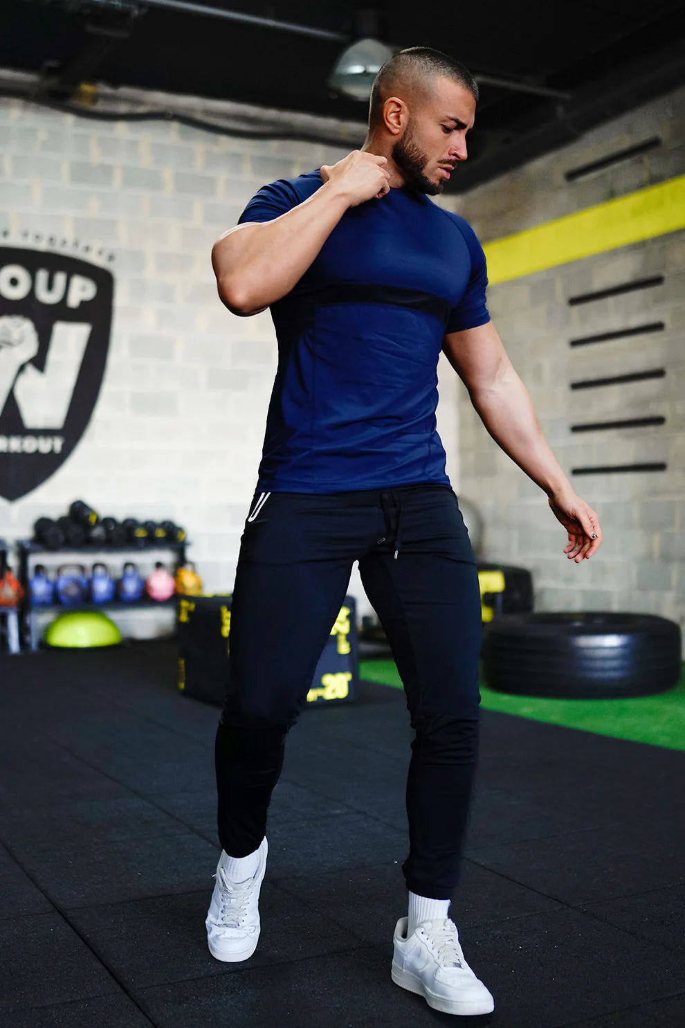 The Leadership Black Athletic Joggers