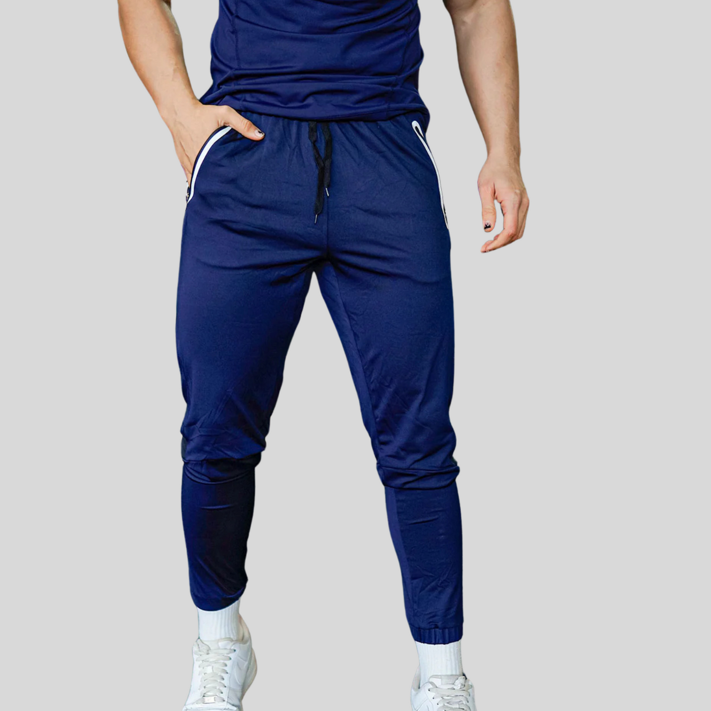 The Leadership Black Athletic Joggers