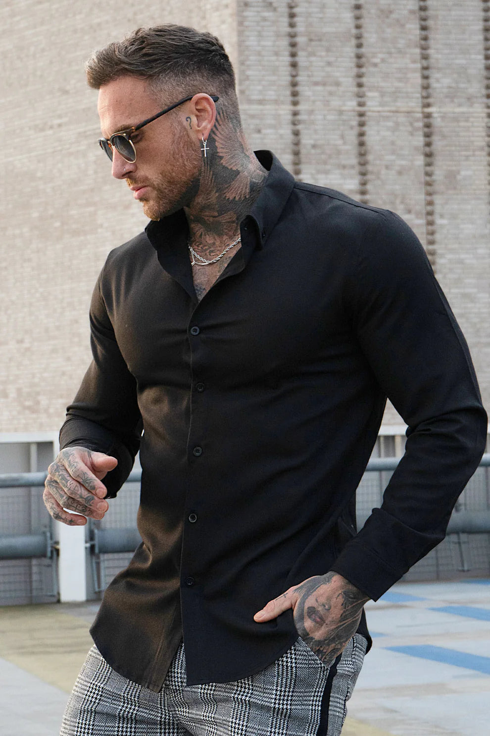 The Leadership Black Button-Up Shirt