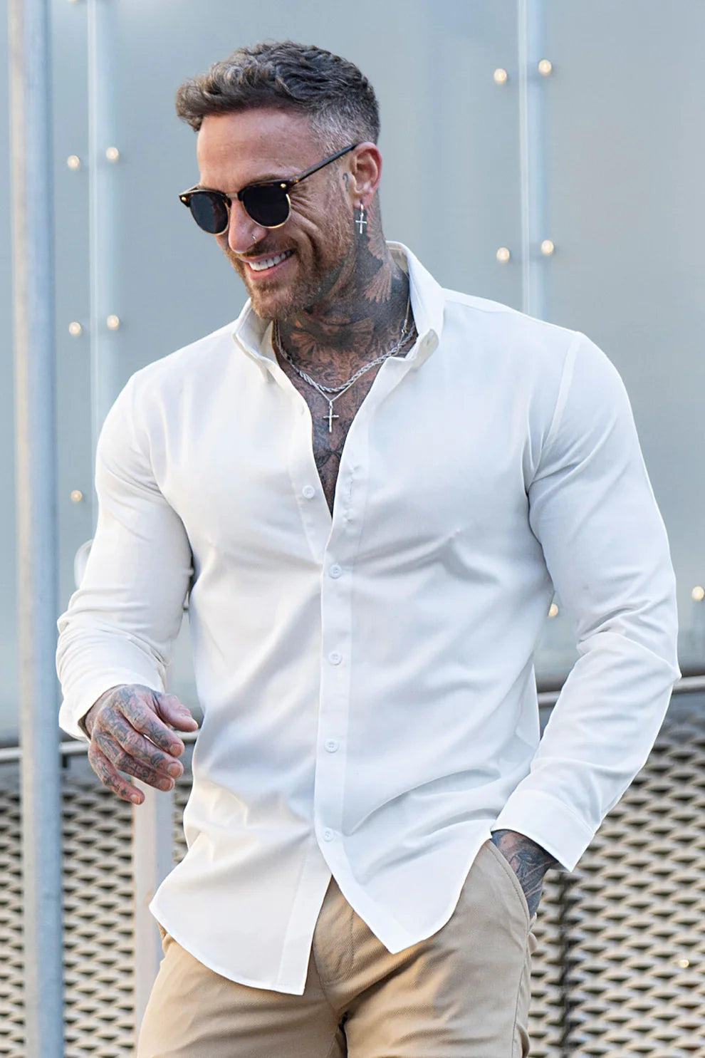 The Leadership White Button-Up Shirt