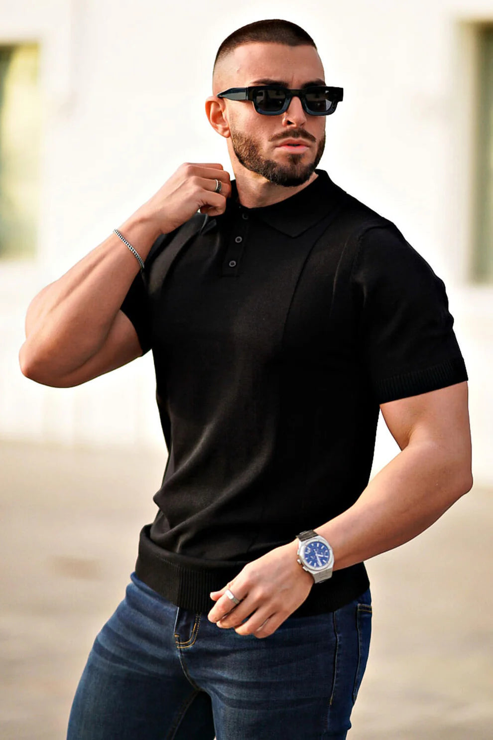 The Leadership Black Polo T-Shirt