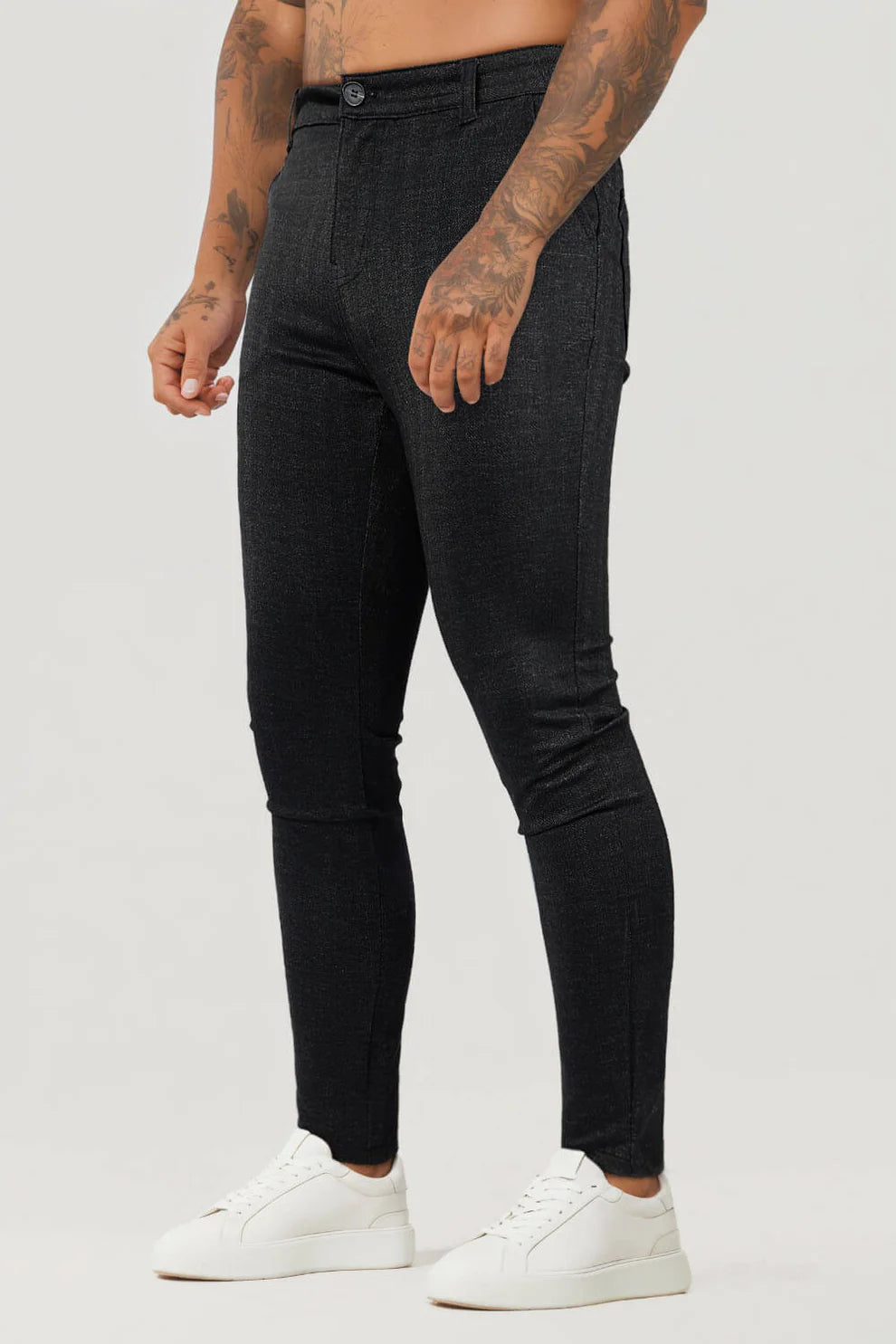 The Leadership Charcoal Slim-Fit Chinos