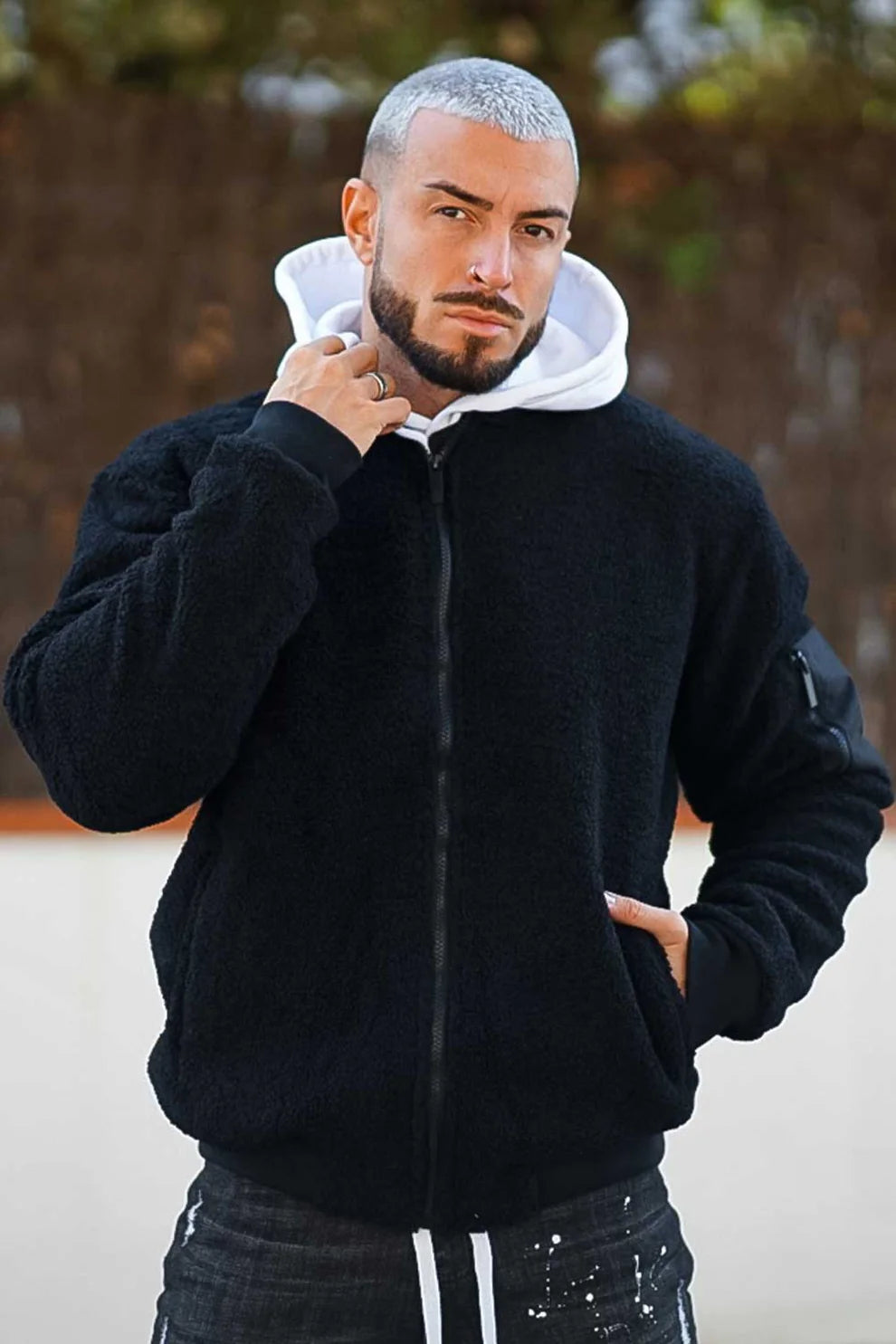The Leadership Lightweight Black Winter Coat