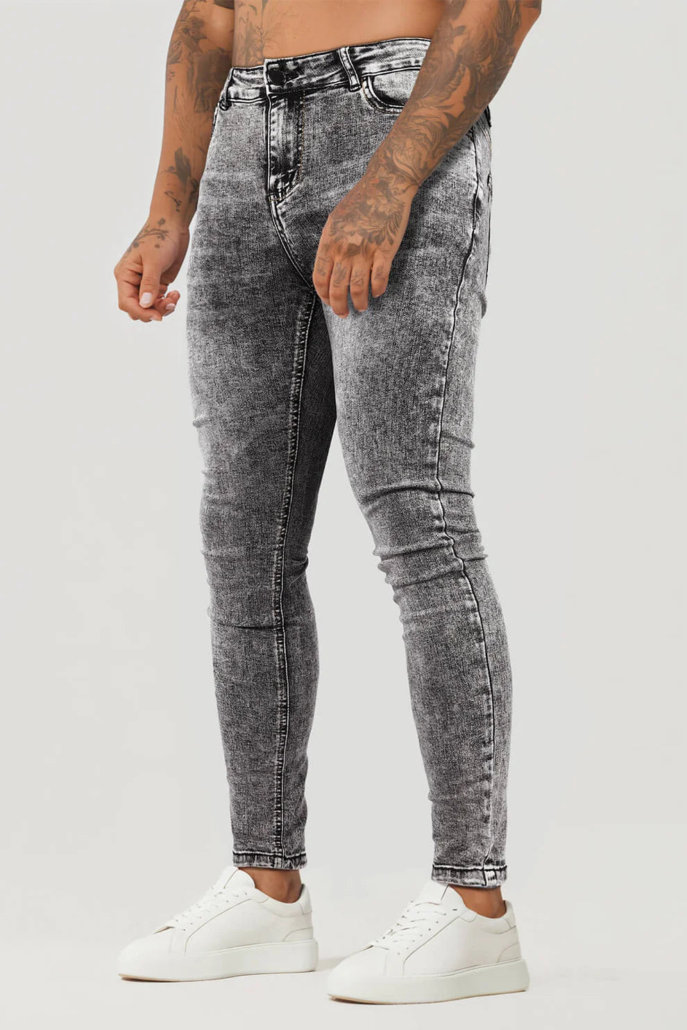 The Leadership Acid Wash Skinny Jeans