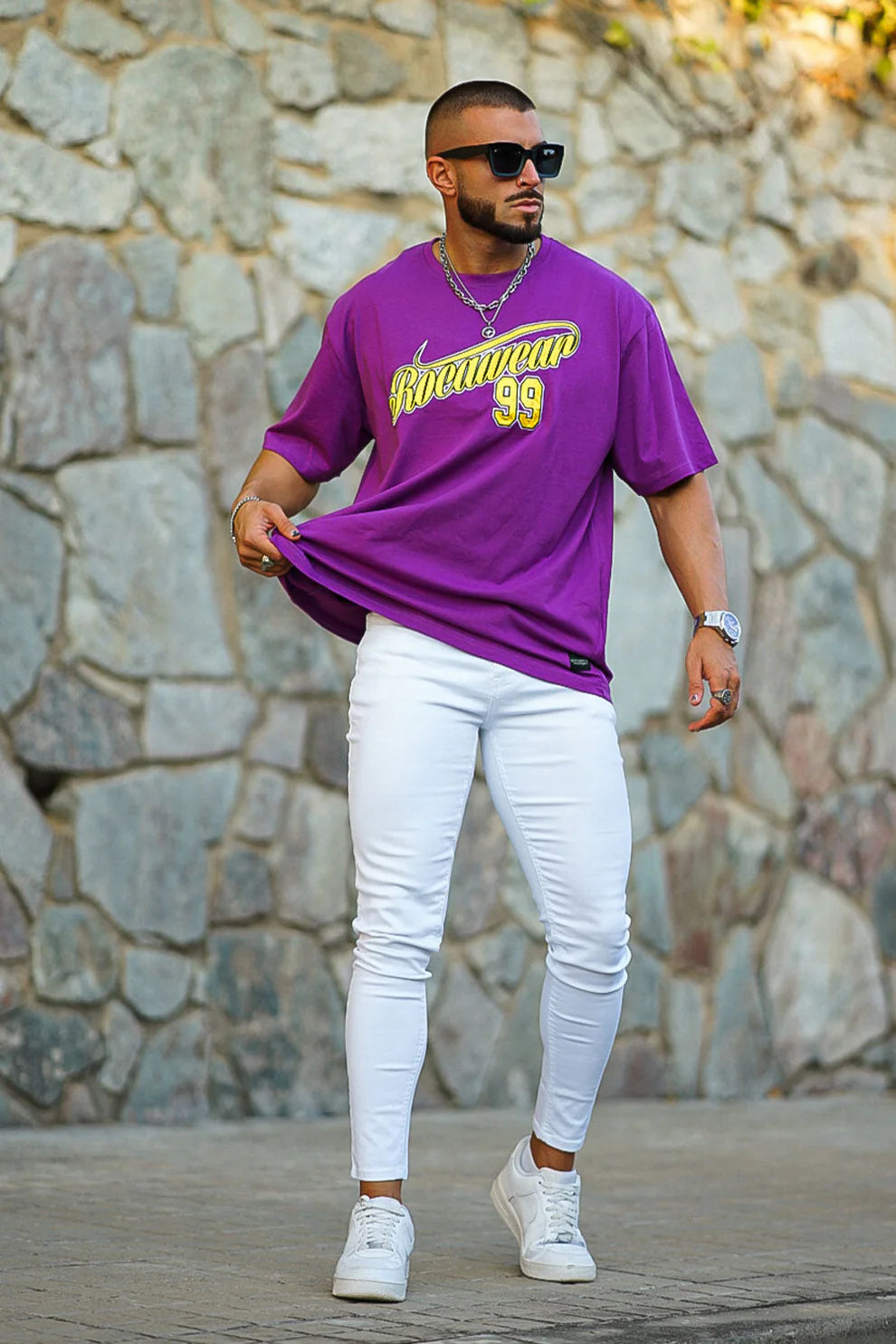 The Leadership White Skinny Jeans