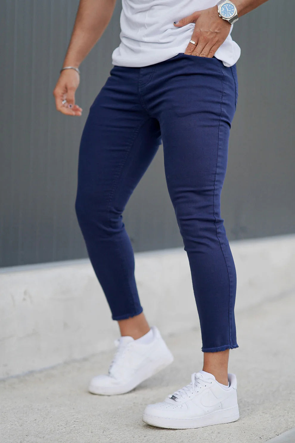 The Leadership Navy Skinny Stretch Jeans