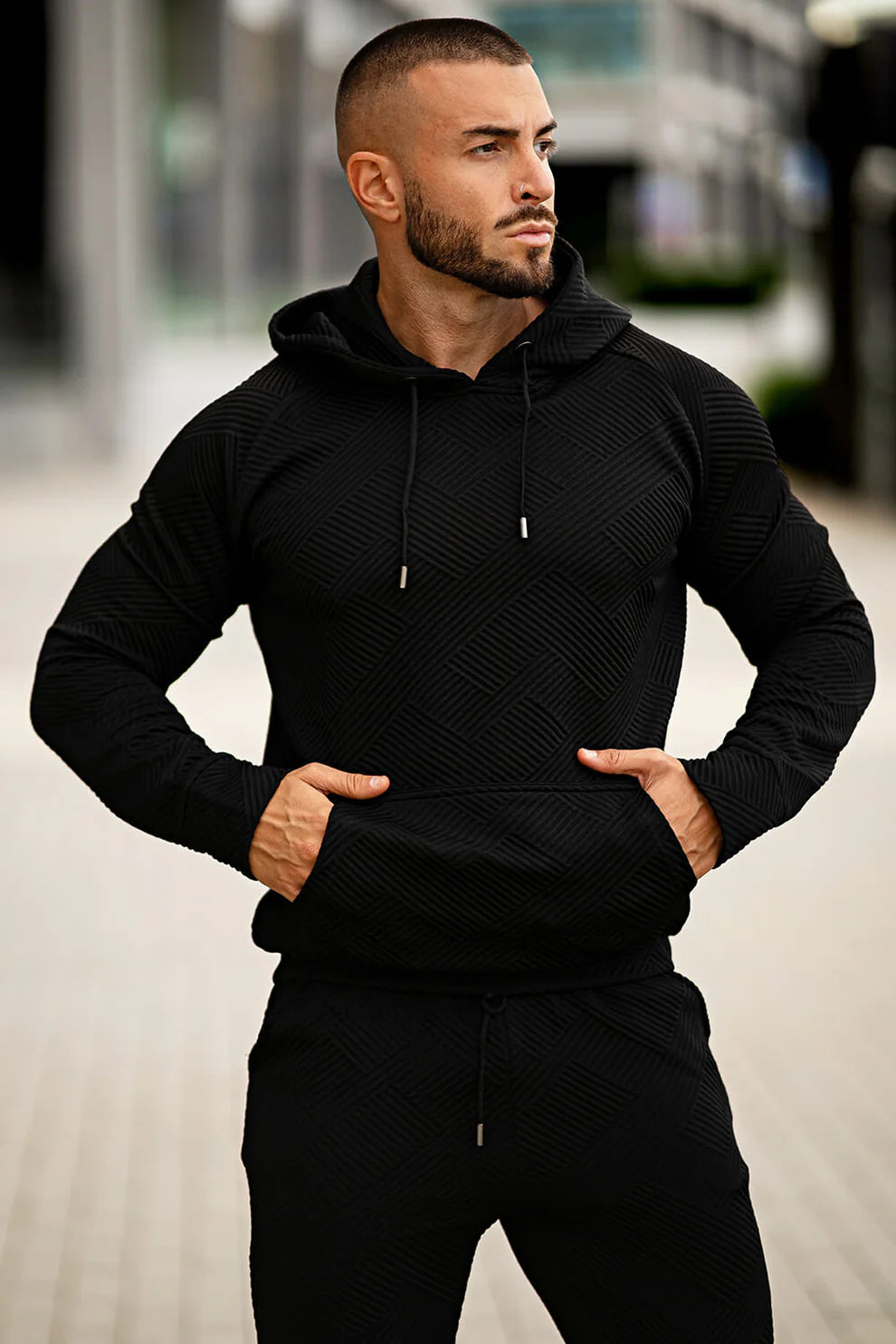 The Leadership Black Hoodie Set