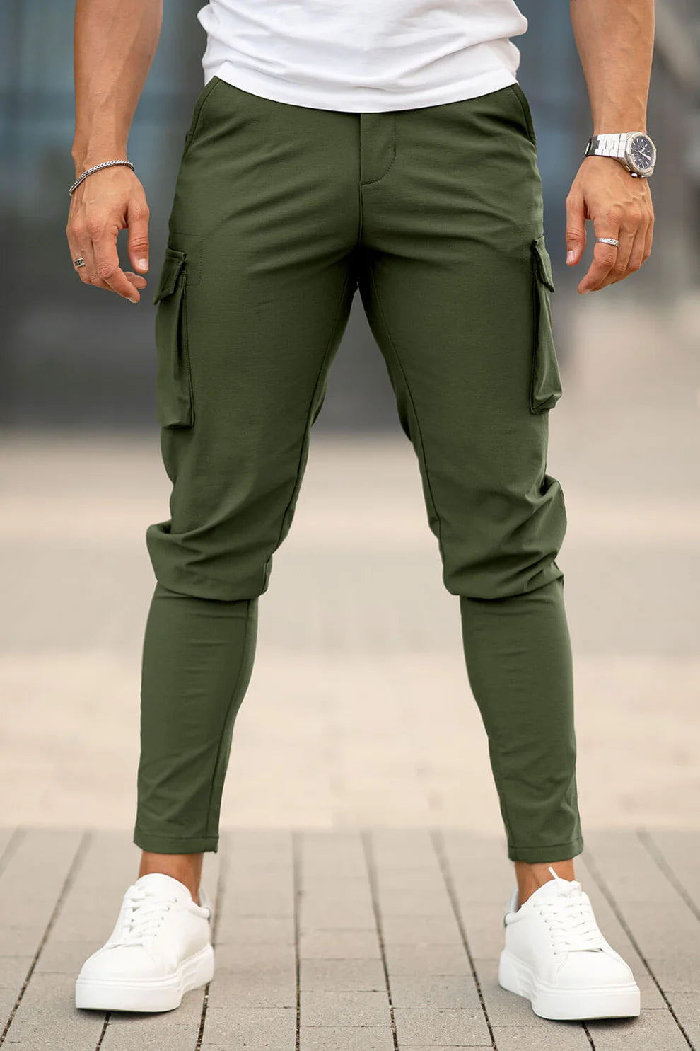 The Dynamic Green Cargo Pants