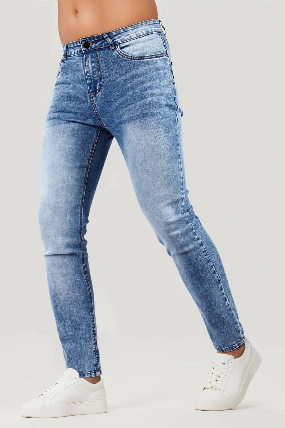 The Leadership Stretch Slim Fit Blue Jeans