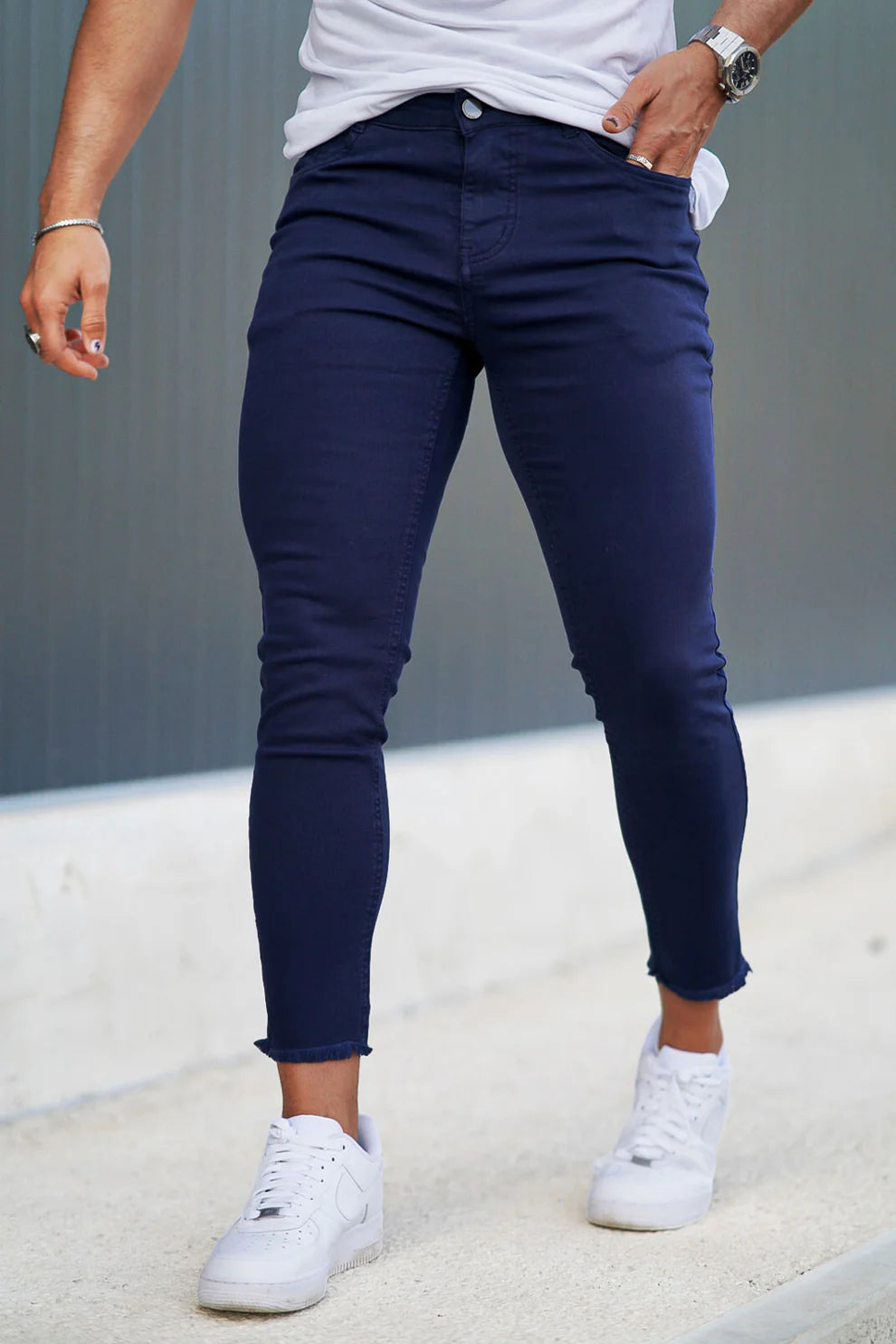 The Leadership Navy Skinny Stretch Jeans