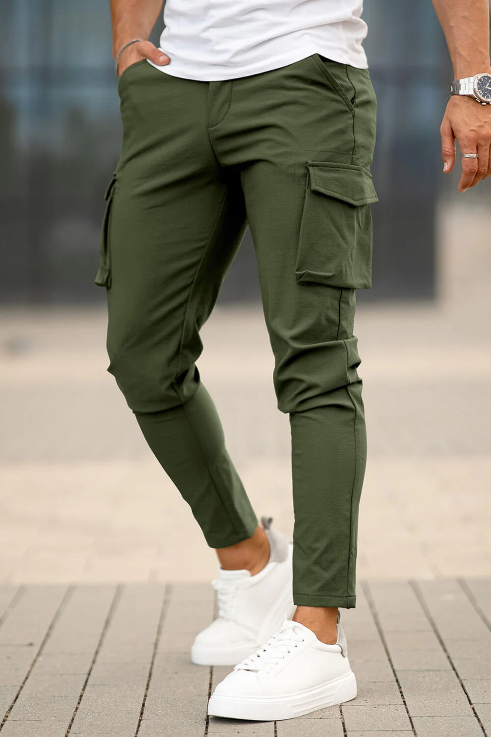The Dynamic Green Cargo Pants