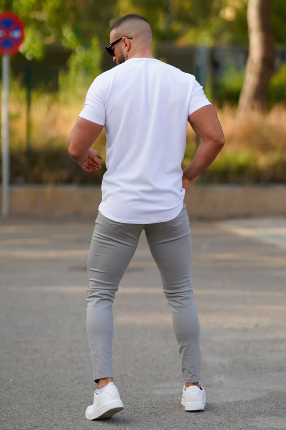 The Leadership Light Gray Skinny Jeans