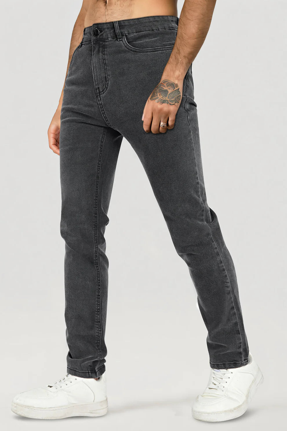 The Leadership Stretch Slim Fit Charcoal Jeans