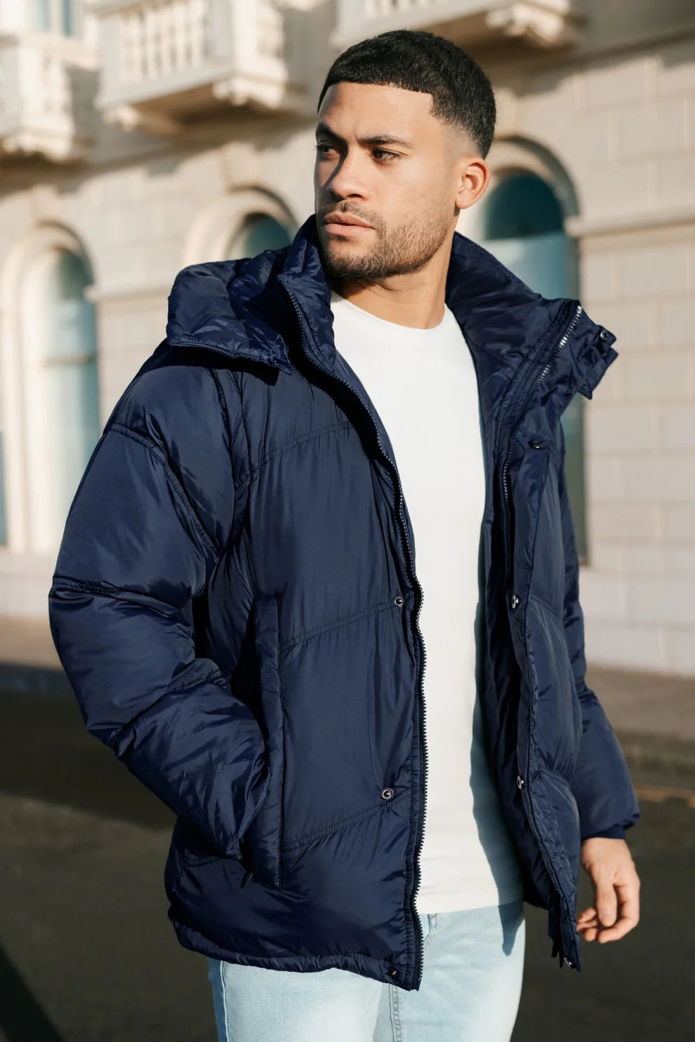 The Leadership Navy Duck Down Jacket