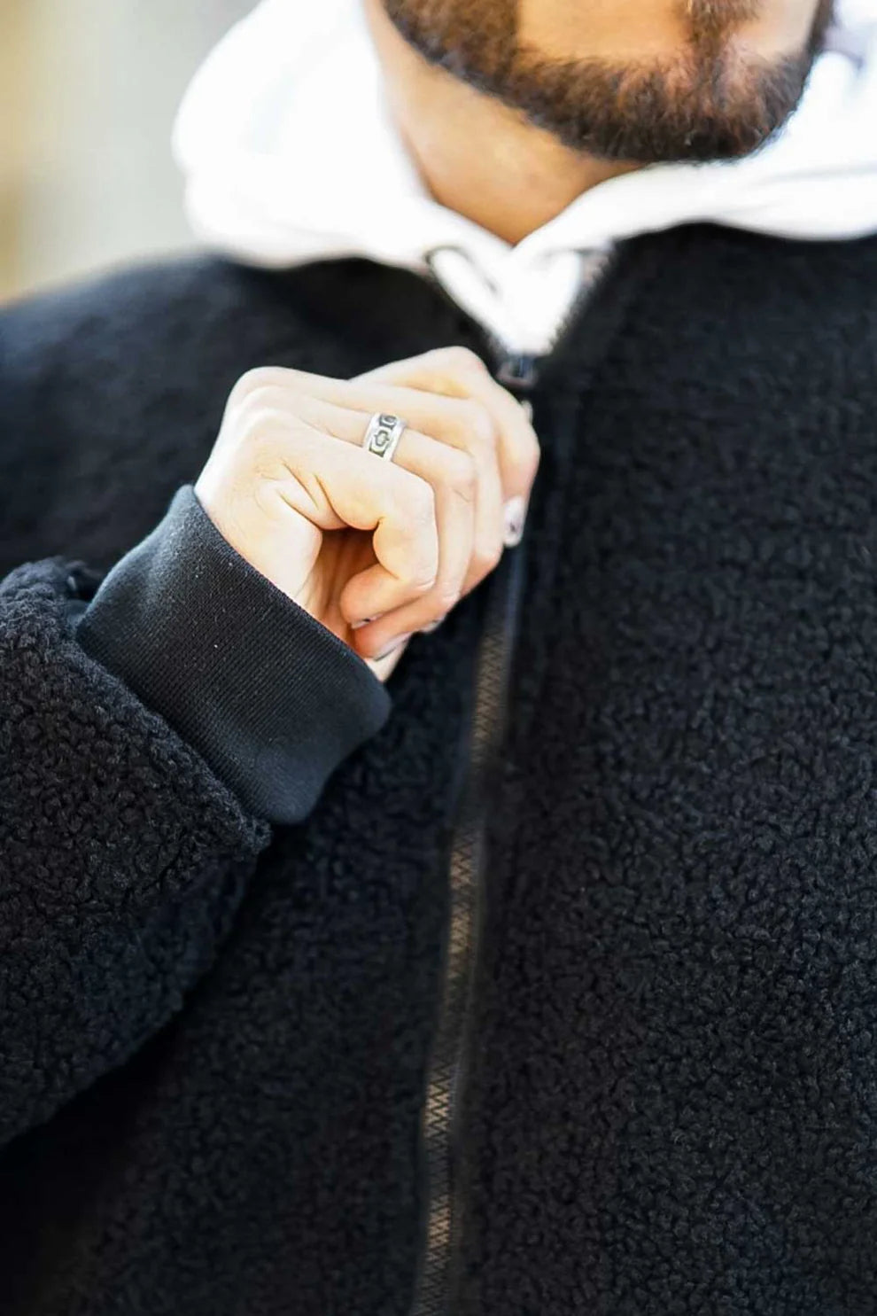The Leadership Lightweight Black Winter Coat