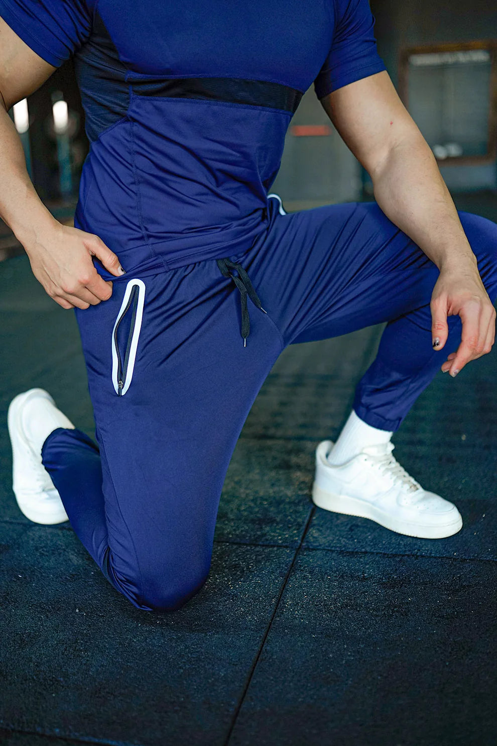 The Leadership Navy Athletic Joggers