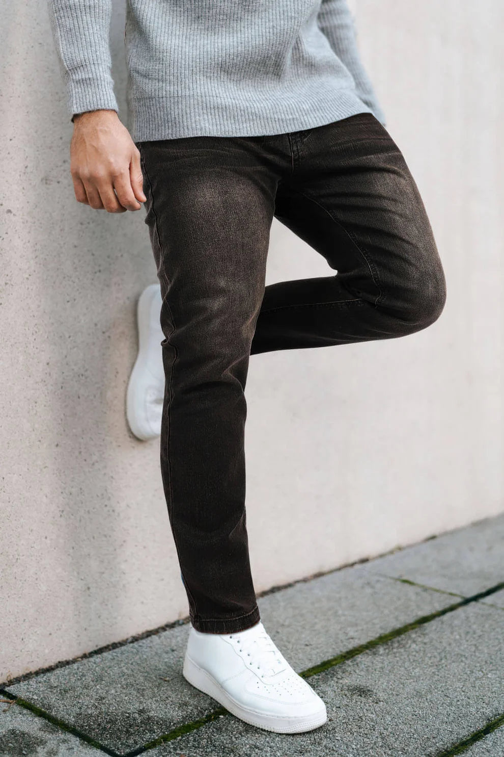 The Leadership Stretch Slim Fit Black Jeans