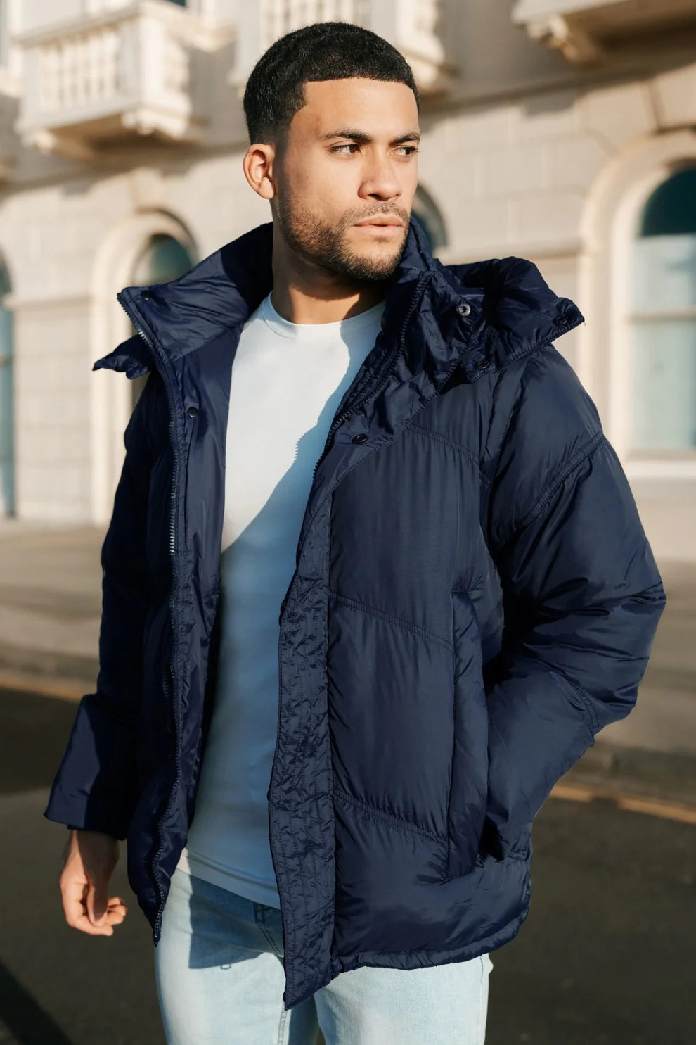 The Leadership Navy Duck Down Jacket