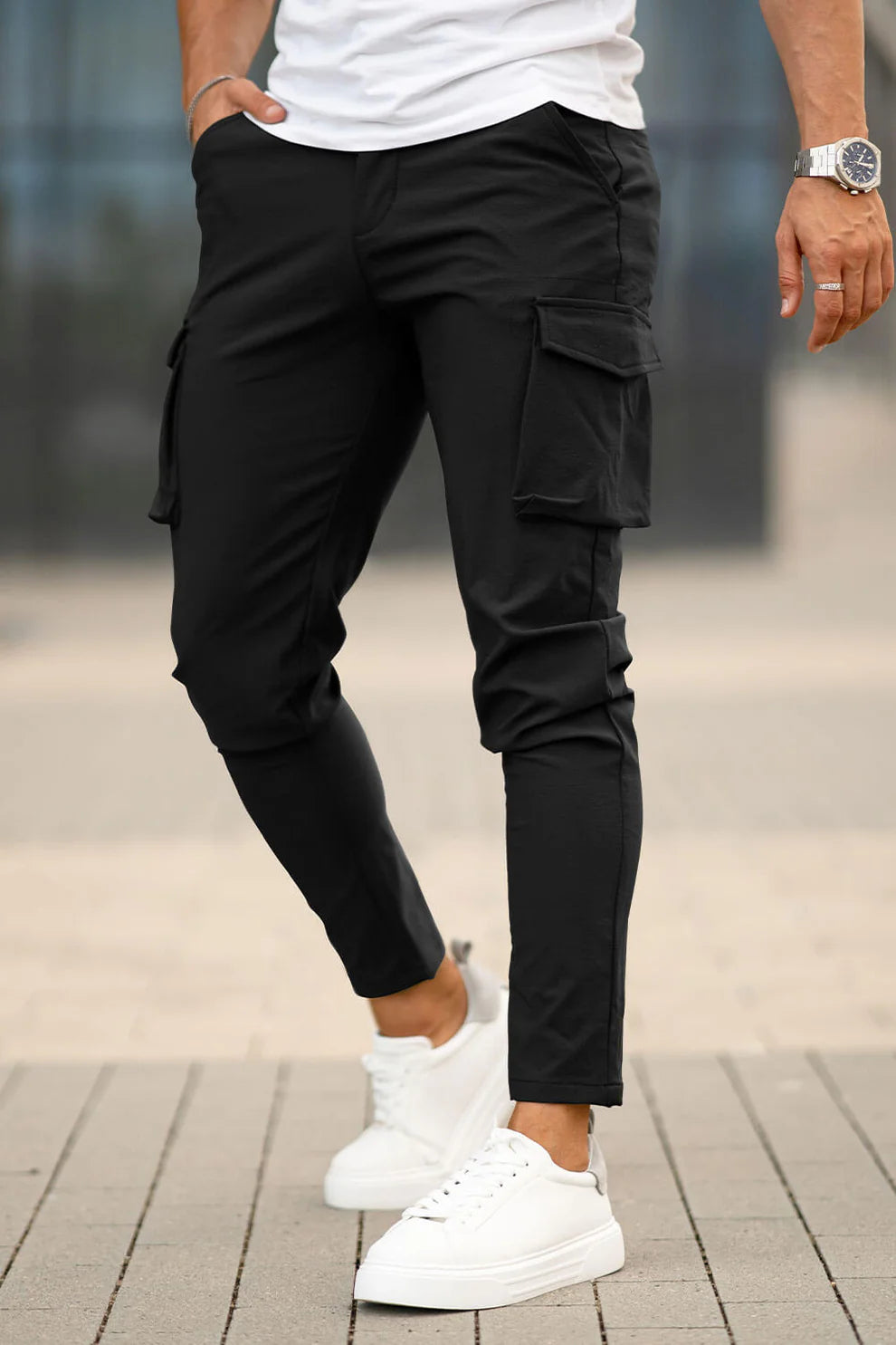 The Dynamic Black Cargo Pants