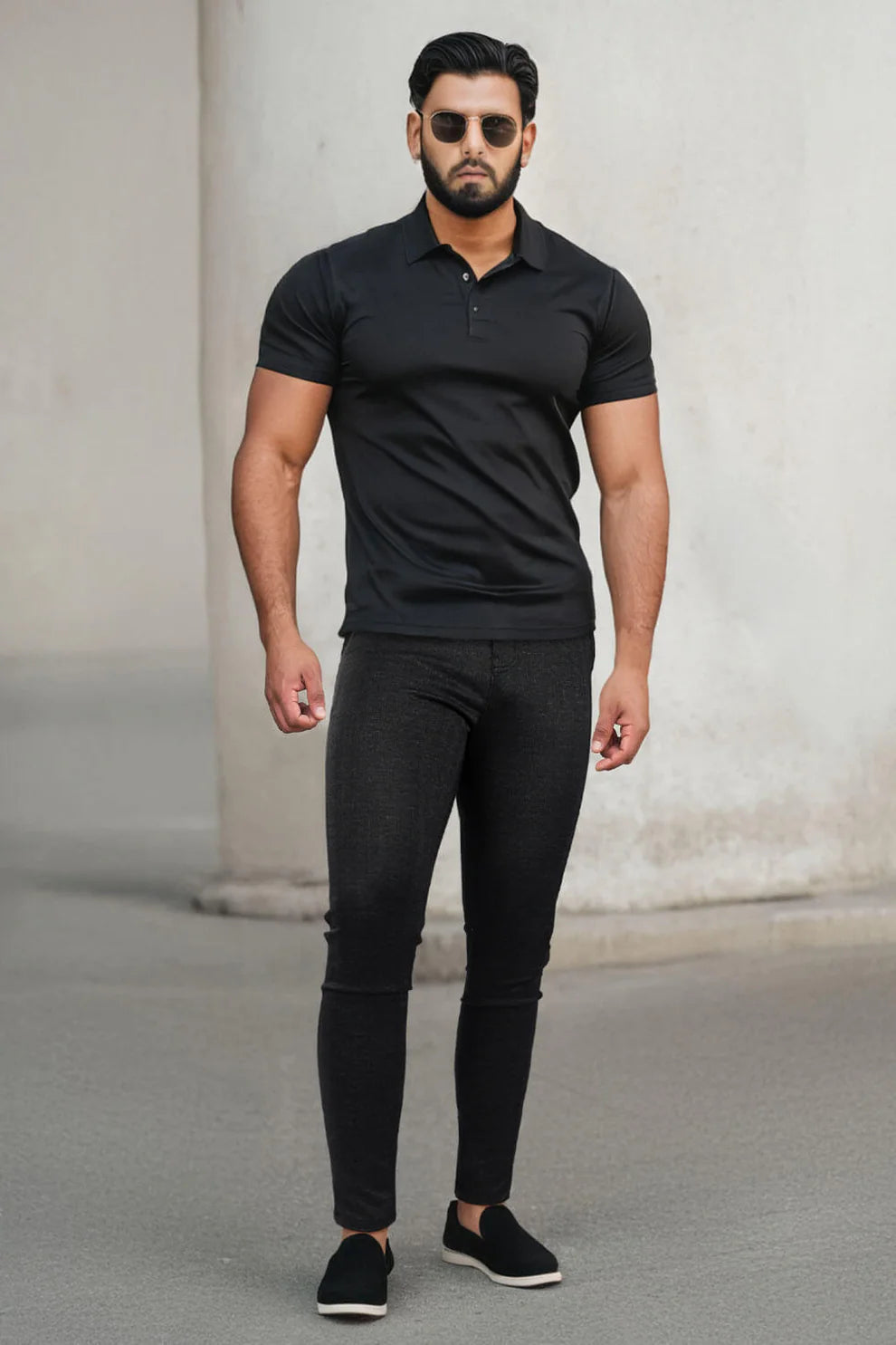 The Leadership Charcoal Slim-Fit Chinos