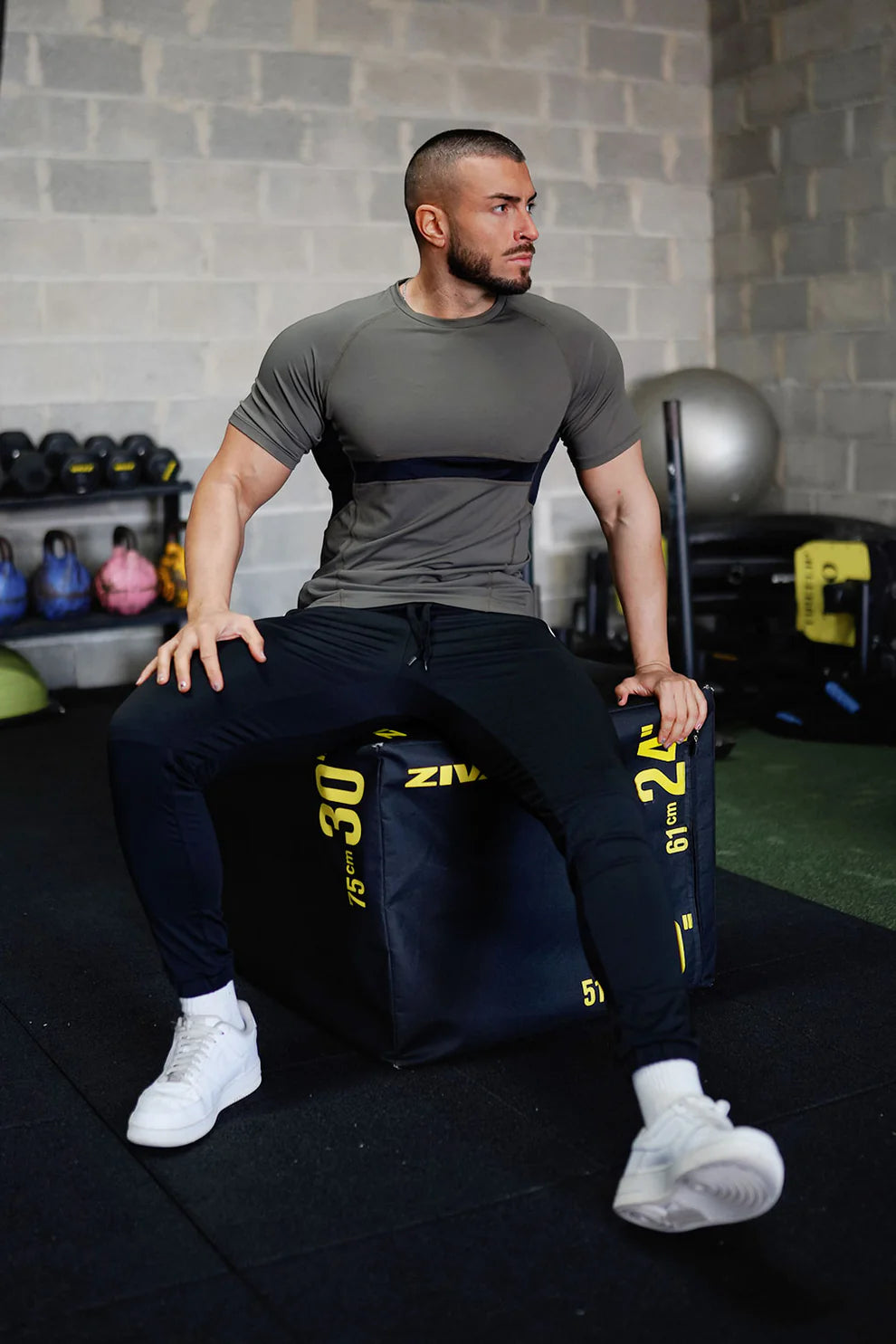 The Leadership Black Athletic Joggers