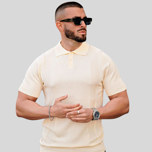 The Leadership Cream Polo T-Shirt