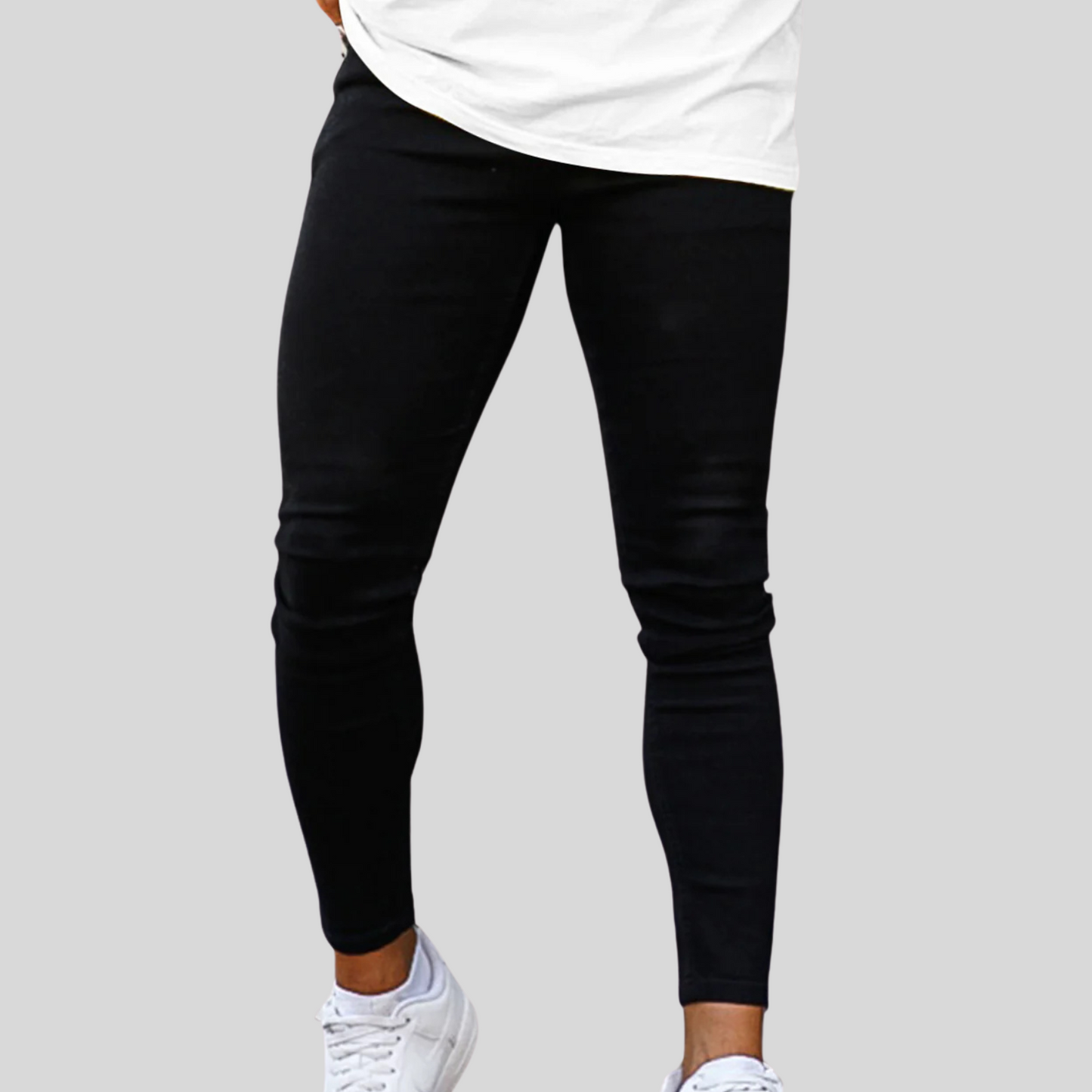 The Leadership Black Skinny Jeans