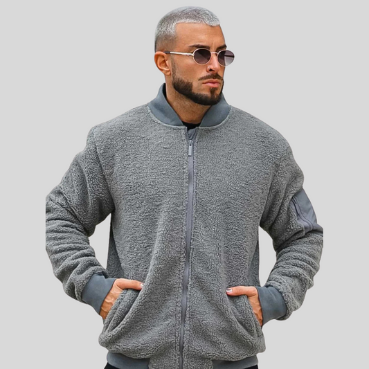 The Leadership Lightweight Gray Winter Coat