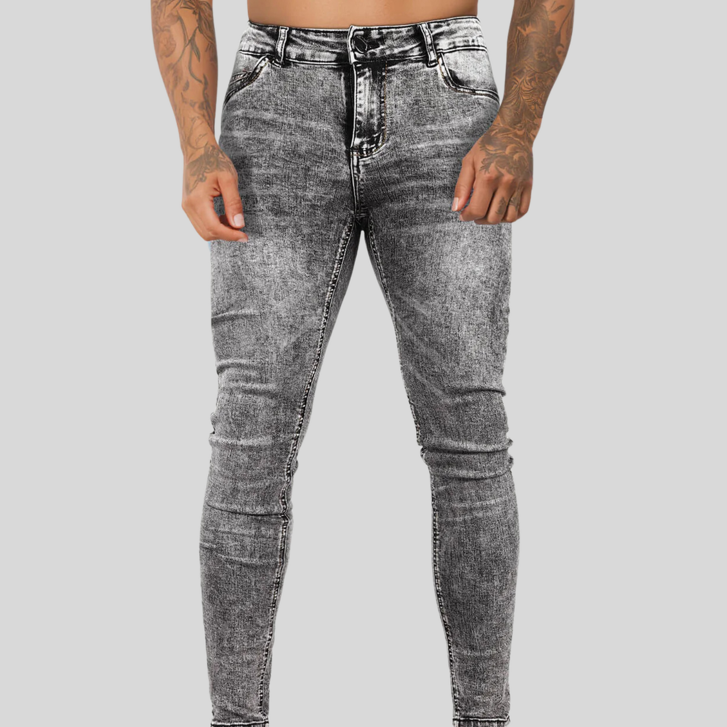 The Leadership Acid Wash Skinny Jeans