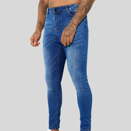 The Leadership Skinny Stretch Blue Jeans