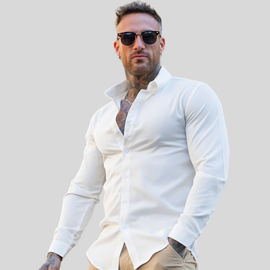 The Leadership White Button-Up Shirt