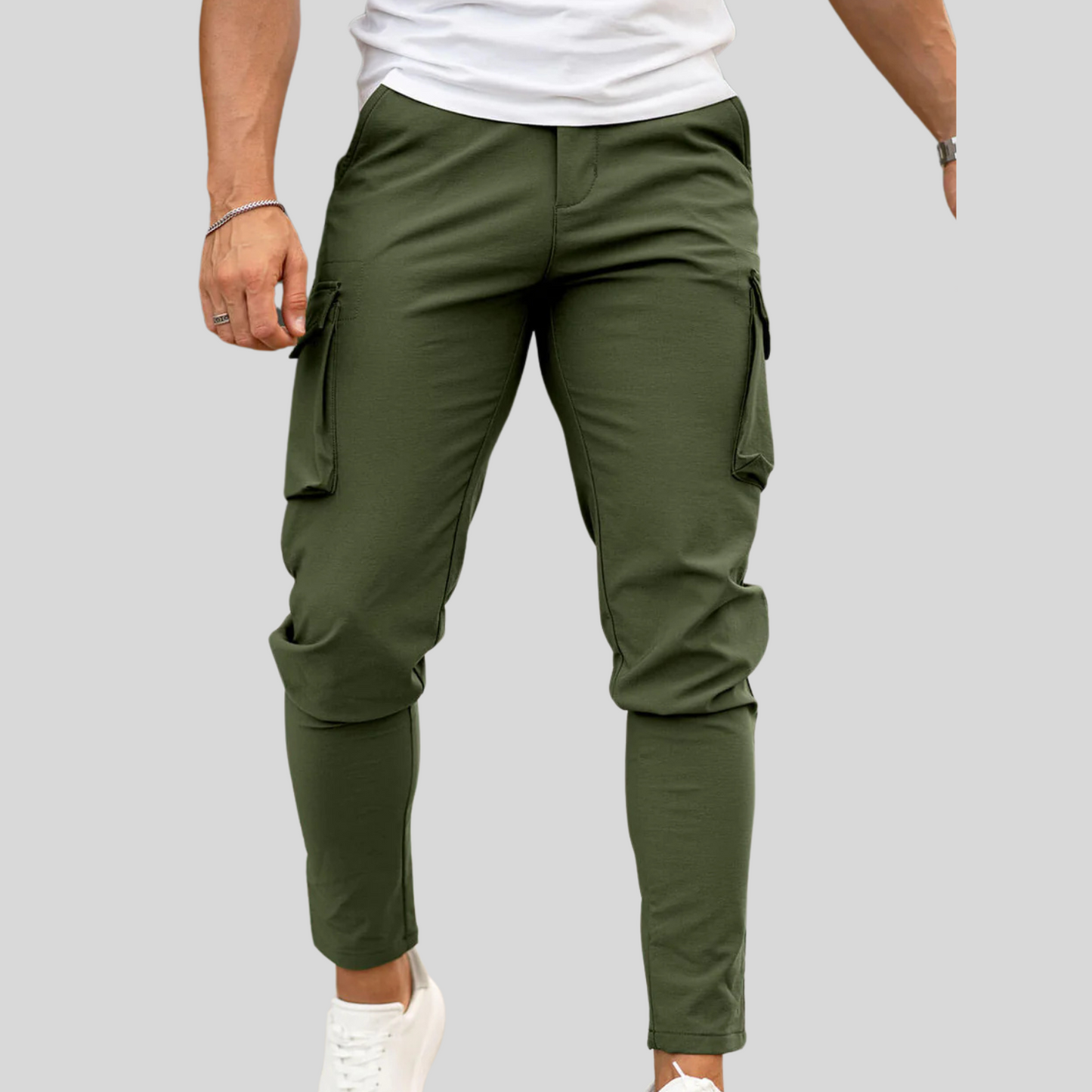 The Dynamic Beige Cargo Pants